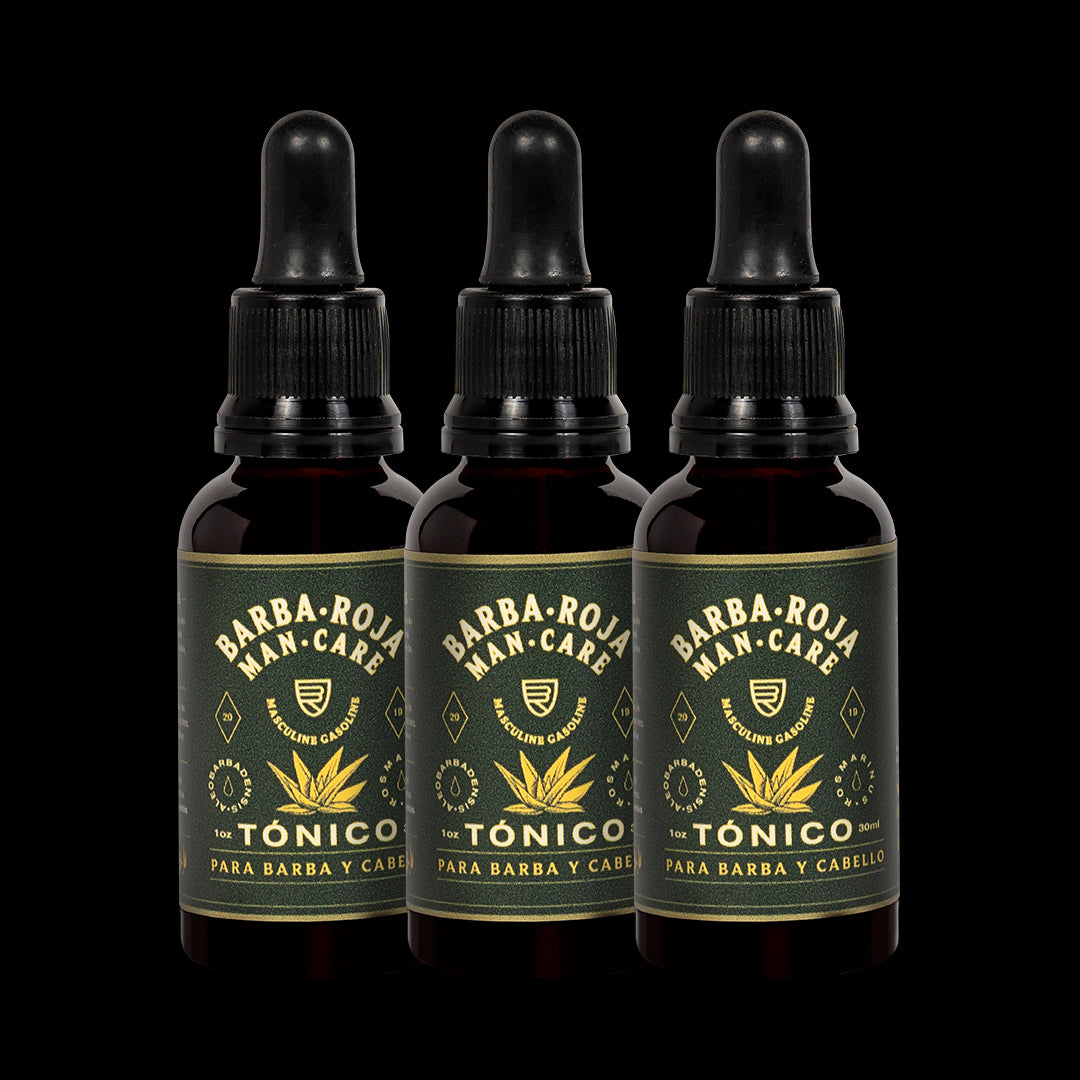 Tónico Crecimiento de Barba & Cabello x3