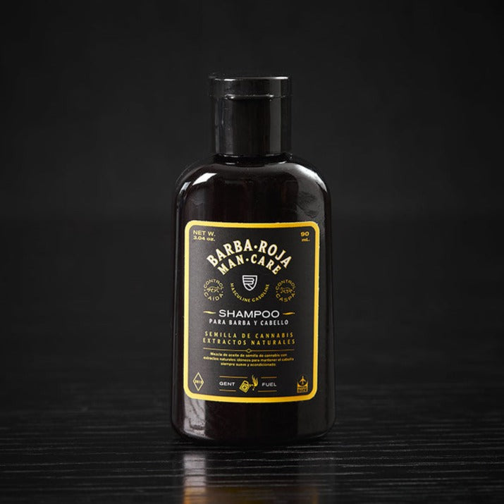 Shampoo para Barba y Cabello 90 mL. Travel Size.