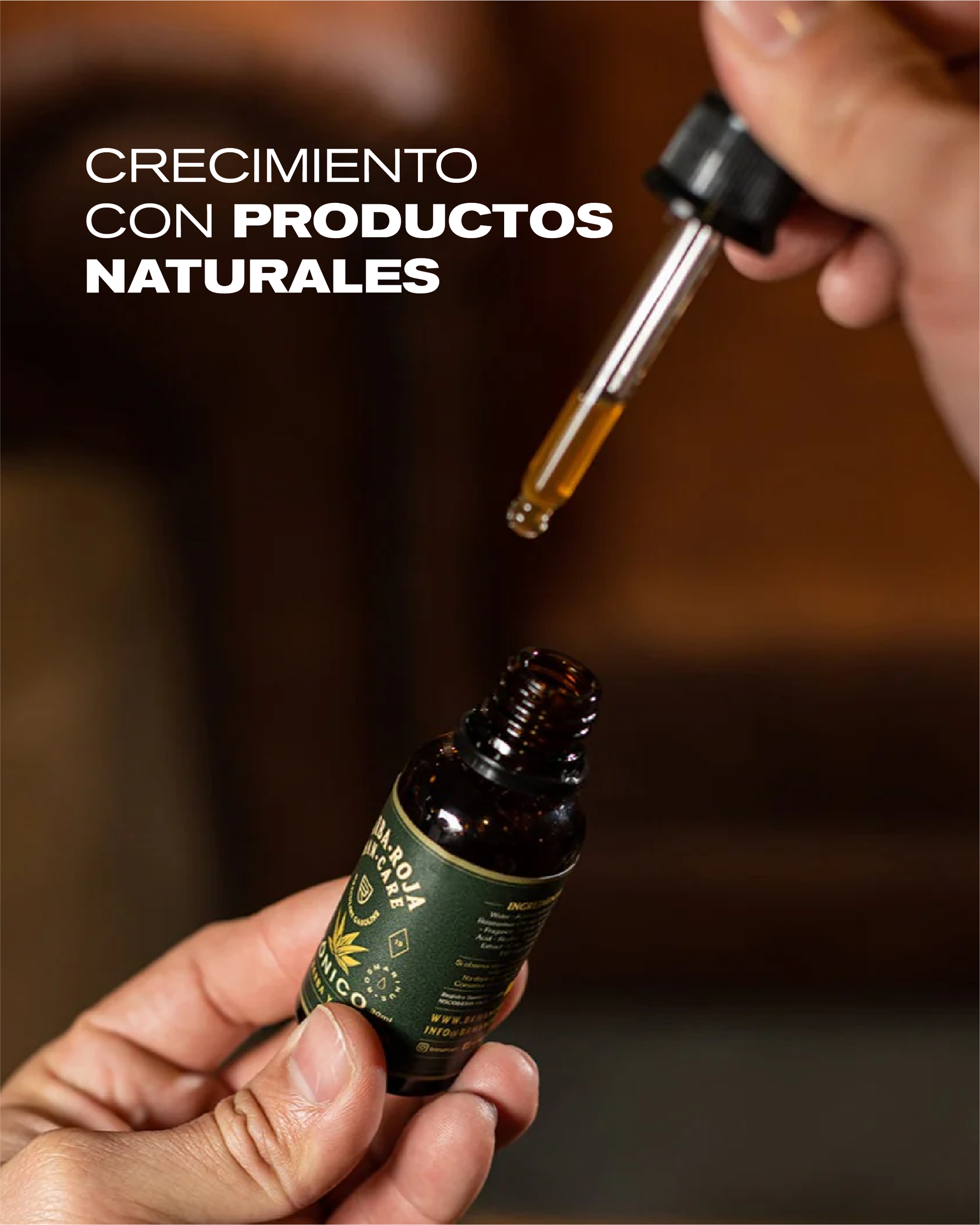 Tónico Crecimiento de Barba & Cabello