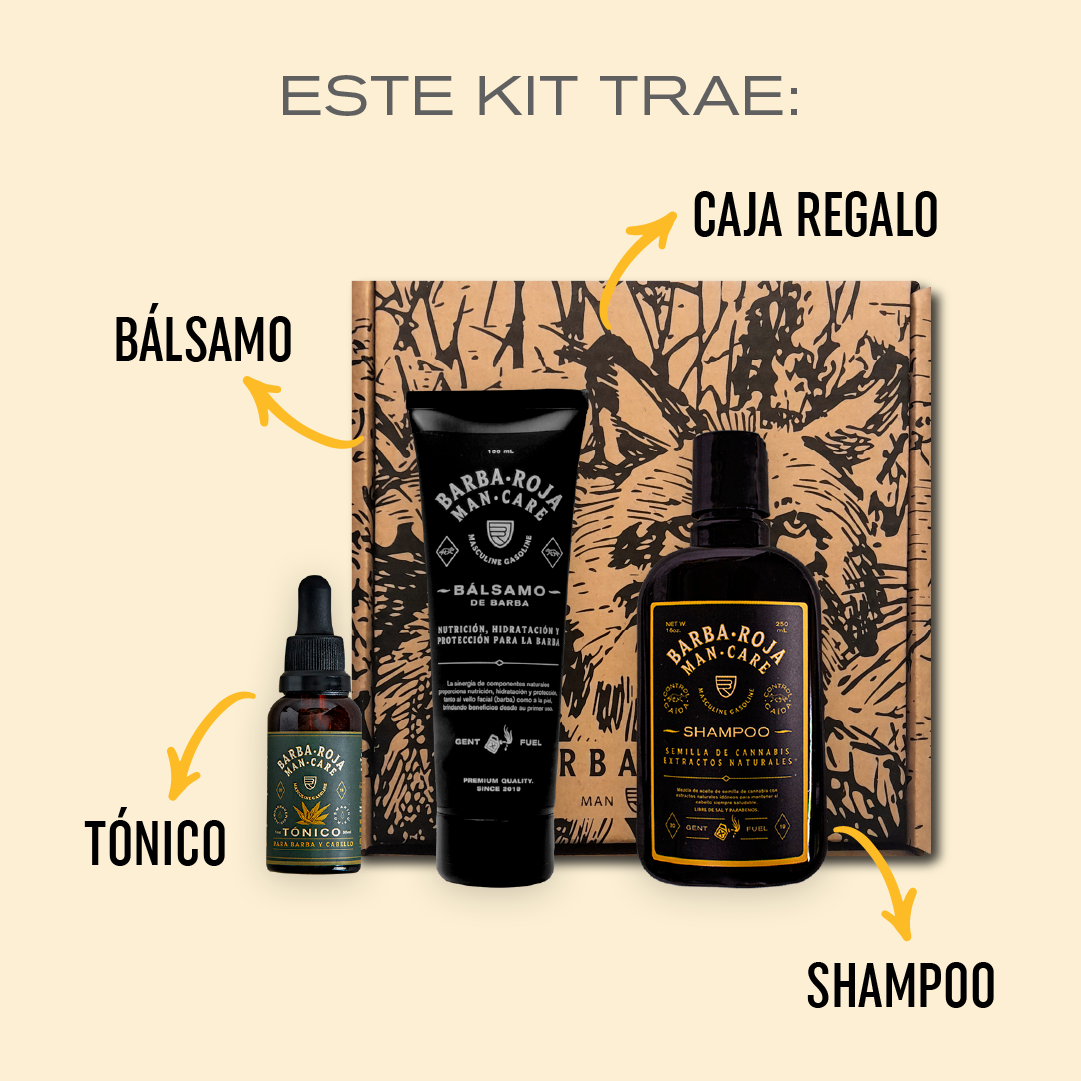 Kit Crecimiento de Barba & Cabello