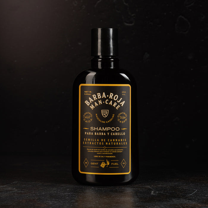 Shampoo Para Barba y Cabello 250 mL.