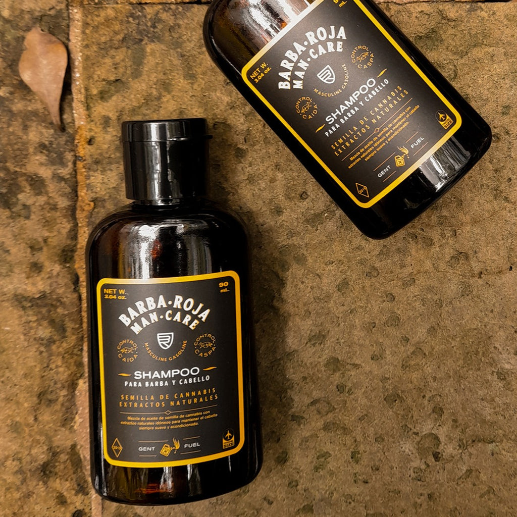 Shampoo para Barba y Cabello 90 mL. Travel Size.